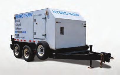 HTHW-series units are perfect for thawing ground and preventing frost penetration in isolated, remote locations to prepare jobsites for dirt and concrete work throughout the winter season.