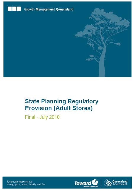 State Planning Regulatory Provisions A State planning regulatory provision is an instrument made for an area to advance the purpose of the SPA by: a) providing regulatory support for regional