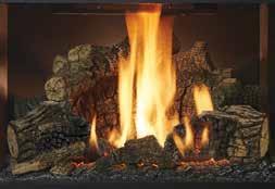 430 With Driftwood Fyre-Art FIREBACK OPTIONS FireplaceX gas
