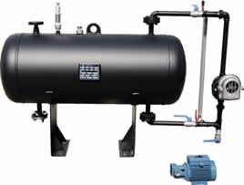 + LEVEL - + LEVEL - VEO THERMAL OIL EXPANSION VESSEL Design pressure 5 bar PLANT ANCILLARIES VEO INDUSTRIAL The thermal oil expansion vessel is designed to absorb the volumetric changes of oil caused
