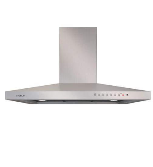36" Cooktop Wall-Hood; Stainless Steel With