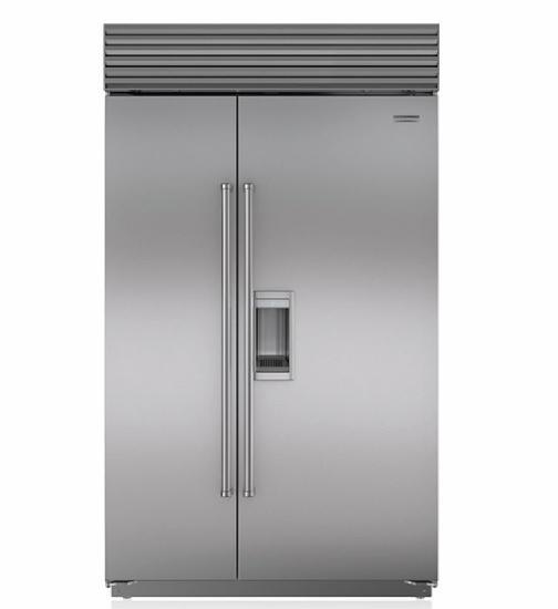 Built-In Side-By-Side Refrigerator/Freezer W/