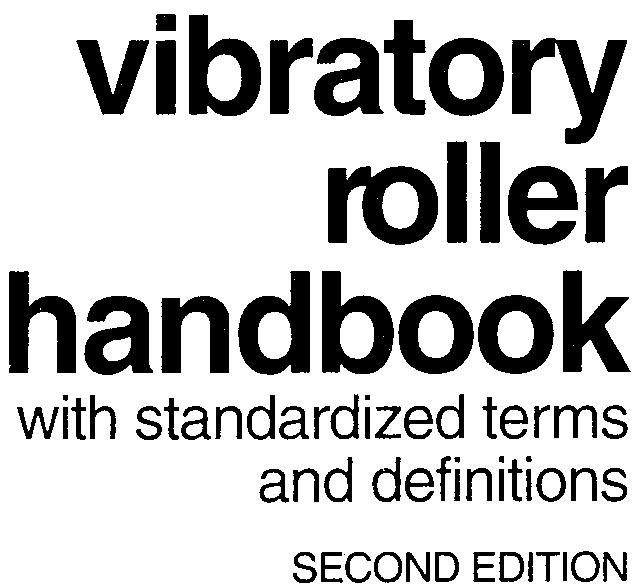 vibratory roller handbook with