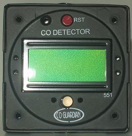 LAYOUT OF BUTTONS / CONTROLS: The Aero 551 features a 1.75 x 1 inch LCD display. The display is backlit continuously.