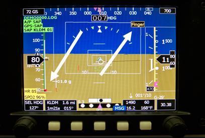 10.0 FUNCIONALITY TEST AND BLUETOOTH PARING The AERO-454 is also designed to display on the aircraft s