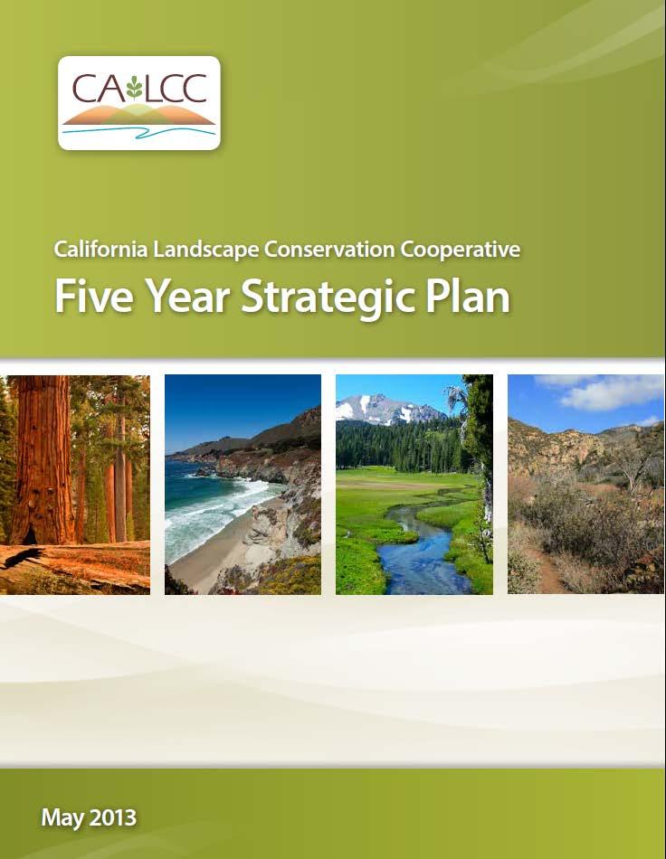 Five Year Strategic Plan Objectives Objectives 1. Identify key science needs and improve delivery for strategy implementation 2.