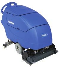 Optional, onboard chemical mixing system SA40 Stand-On Scrubber 20 inch disc scrub path 12 gallon solution tank 12.