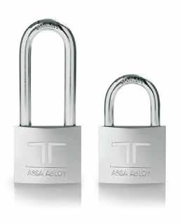 Stainless steel series» High security double ball locking mechanims.» Stainless steel shackle.» Chrome brass casing with extraordinary resistance to corrosion.