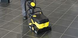 Page 3 Floor Machines Kärcher floor machines and burnishers provide power and versatility for buffing,