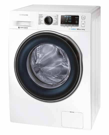 7 Samsung Laundry WW6000 Consumer shout out Welcome to a quick, quiet, powerful wash. Reason to believe Washing a 5kg load in just 59 minutes has never been so quiet.