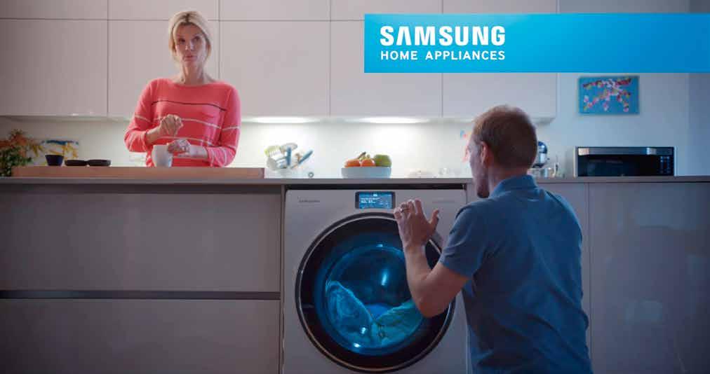 44 Samsung Laundry Awareness Always on Sponsorship - Pilot Idents sponsored Prime Time on Food Network, ran on Tasty Entertainment on Watch, Hells Kitchen on ITV2 and sponsored Come Dine with Me on