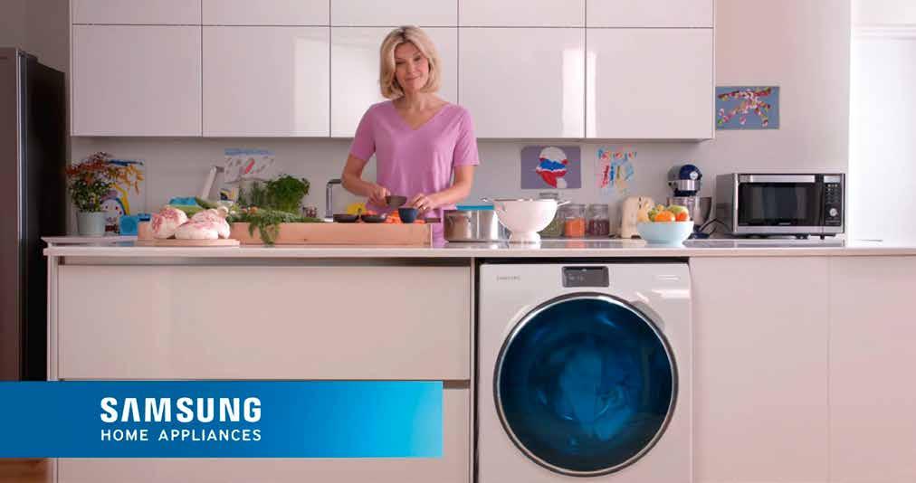 46 Samsung Laundry Awareness Always on Sponsorship - I'm doing it Idents sponsored Prime Time on Food Network, ran on Tasty Entertainment on Watch, Hells Kitchen on ITV2 and sponsored Come Dine with