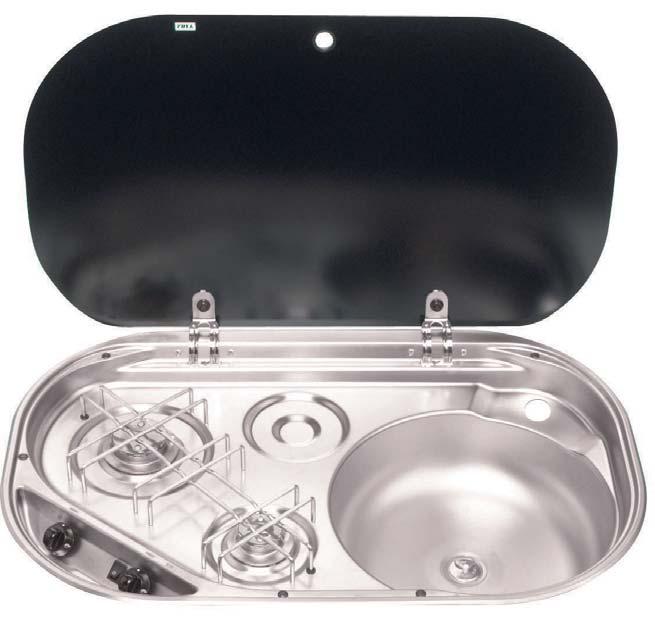 ompound cookers uilt-in hob/sink 59459 Each centimetre counts in an on-board kitchen,