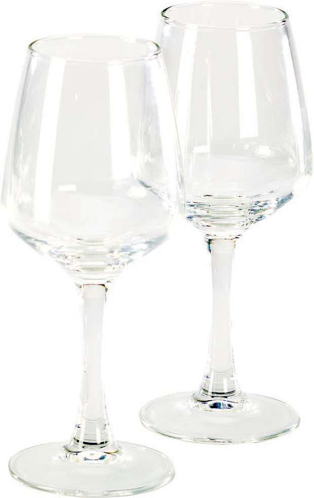 Toughened glass. Stackable glasses.