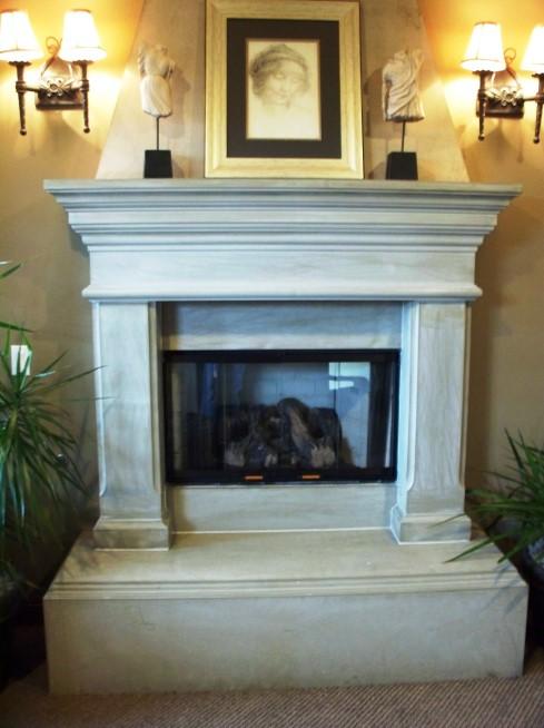 Mantels It s almost instinctual to arrange objects on and around a mantel in symmetrical ways.