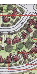 11 SECTION B: STREETSCAPE GUIDELINES 11.4 STREETSCAPE - GREENFIELD This streetscape illustrates positive features to be considered in the planning and design of a new development on a greenfield site.