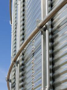 Our 44-inch wide corrugated sidewall sheets provide increased vertical load strength.