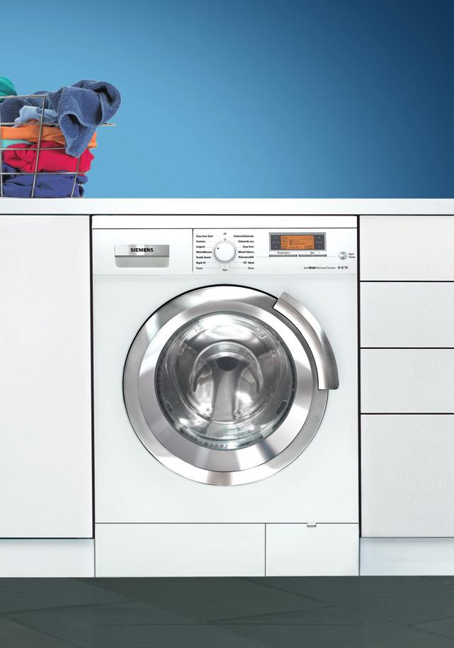 Model shown WM16S79CG ll our laundry appliances offer superb features and benefits. They all use our unique Siemens digital sensing technology and system.