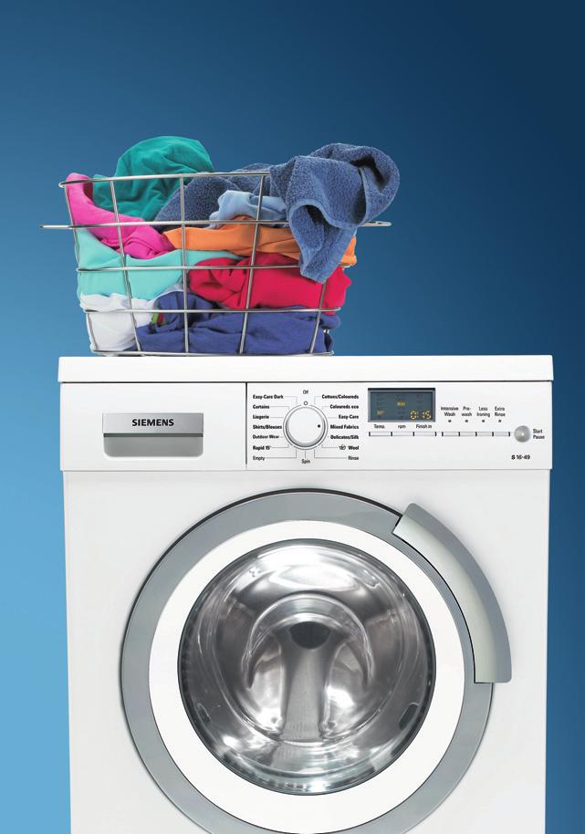 Model shown WM16S494G Washing clothes shouldn t be a chore. That s why we offer you several specialist s and options to choose from.