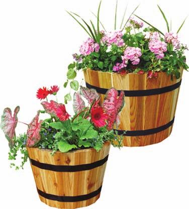 White LIghtweight Durable Made to Last These fiberglass planters are great