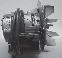 Venter wheel position on shaft UDSA models 008-4 - 020-4 (Rotation clockwise from motor