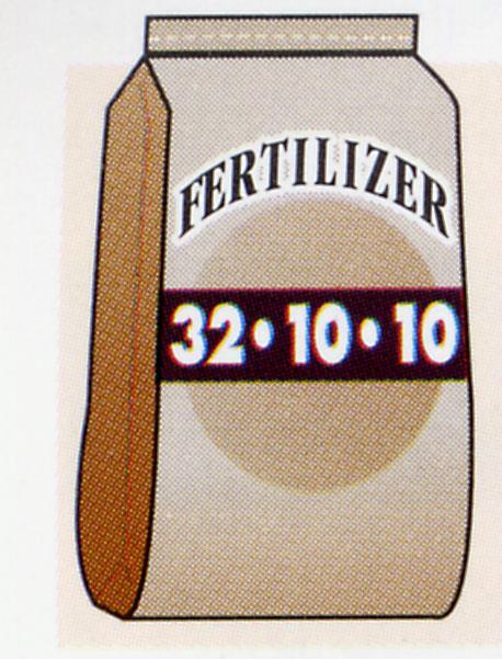 Fertilizer analysis N-P 2 O 5 -K 2 O (nitrogen-phosphate-potash) Complete fertilizer 21-7-14 (contains