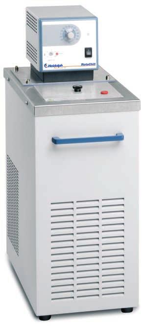 required due to invative techlogy Precise temperature control of ± 0.5 C RotaChill The affdable model Quick cool down Temperature range: -20 C to +100 C Temperature control: ± 0.