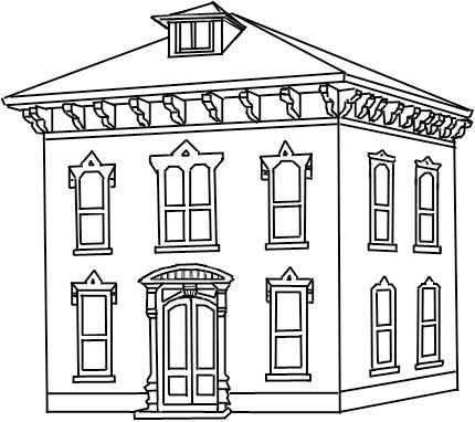 Italianate (1840 1890) APPENDIX C Gable, hipped, or flat roof Two or three stories Simple,