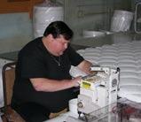 CONSTRUCTING THE QUILTED MATTRESS COVERS CHOOSING FABRICS Our quilted mattress covers are