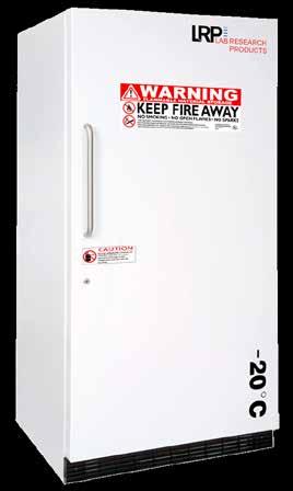 FLAMMABLE MATERIAL refrigerators & freezers Meet NFPA and OSHA guidelines 45 and 70 for the refrigerated storage of flammable (volatile) materials in general laboratory work areas.