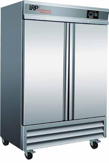 STAINLESS STEEL The Stainless Steel Laboratory Series Refrigerators feature a microprocessor temperature controller, allowing for precise temperature control, recovery and maintenance versus