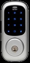 Keyless Digital Deadbolt 75 54 34 70 175 154 Exterior Interior Digital Touch Screen Illuminated keypad. Kinetic Defence Bump and pick resistant.