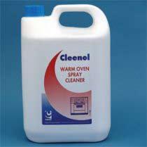 Warm Oven Spray Cleaner CATERING PRODUCTS OVEN CLEANER AND DEGREASER A product that forms part of our successful Catering Hygiene Programme.