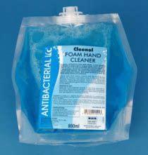 PAPER HYGIENE SYSTEM Antibacterial Foam Hand Cleaner A non-perfumed foam hand cleaner, ideal for use where high standards of hygiene are