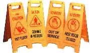 Visible, Durable, Caution Wet Floor signs 60