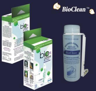 BIOFLUSH TM BIO-ENZYMATIC TOILET BOWL DEODORISER BioFlush TM is made of non-toxic, non-corrosive ingredients that will not harm drain pipes, septic system nor the environment.