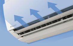 Power-Airflow Dual Flaps Wide-Angle Louvres Power-Airflow Dual Flaps and Wide-Angle Louvres work in tandem to precisely control both