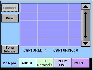 Chapter 2: Overview of the ColorTouch Staff Console and Annunciator A red square in the third column indicates that this console (the one you are looking at) is capturing the device (with the red