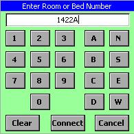 Chapter 3: Using staff consoles and annunciators Placing calls To call a patient, dial the bed number. To call a nurse or other staff member who may be in the room, dial the room number.