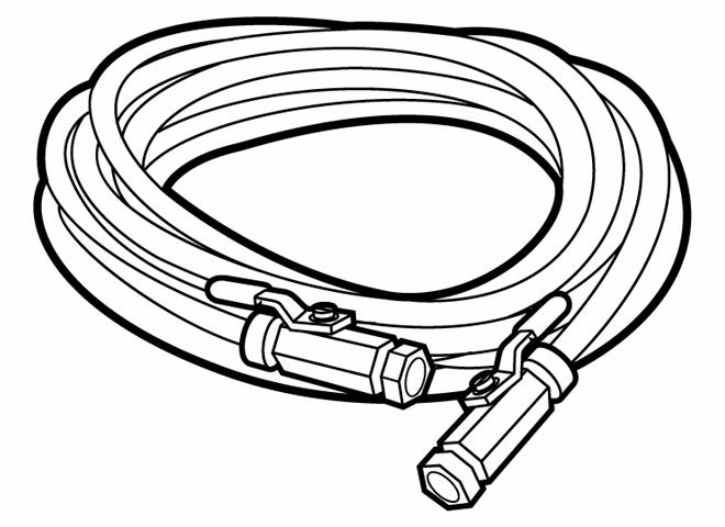 RECOVERY HOSES MANIFOLDS Part No Description HOSE SIZE 025-010-HP-FB 1/4 x 10 ft, flare w/ball valves 1/4 inch 025-020-HP-FB 1/4 x 20 ft, flare w/ball valves 1/4 inch 025-010-HP 1/4 x 10 ft, no