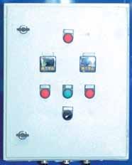 Control Panels Control panels are manufactured in house. All the wiring of panel and components are to IEE (Current Edition) Standard.