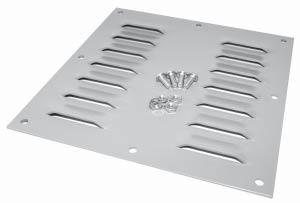 Louvered Vent Kits Provides ventilation in enclosures for either Indoor or outdoor locations Gasketed sealing kit provides protection to nema 3R Aluminum fi lter mesh provides ingress protection for