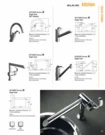listed in bold is the model shown Faucet application Finishes available Product