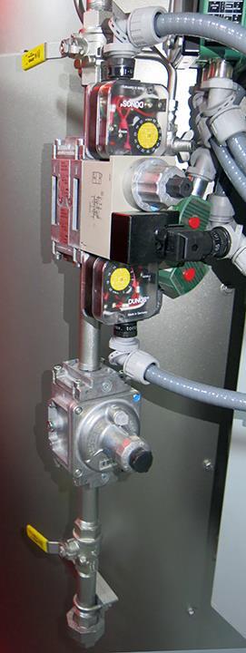 Pilot Gas Train Metering Orifice & Shutoff valve Pilot Gas Safety