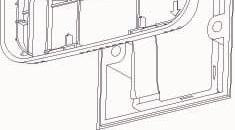 Concealed pipes or chimneys Unheated/uncooled areas such as an outside wall behind the thermostat Place Back cover over junction box, insert and tighten mounting screws.