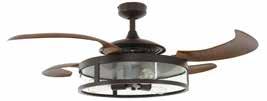 Fanaway Classic 212925 212926 C 212927 Retractable 4 blade ceiling fan Colour oil rub bronze