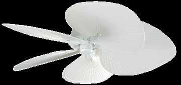 watt irflow 189m 3 air movement per minute Fan light available (sold