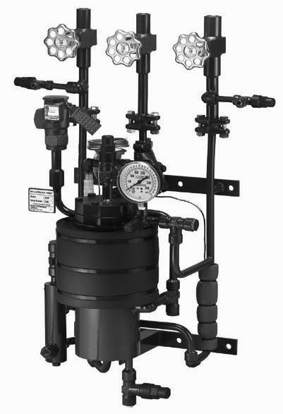 The purge cycles can be individually adjusted to meet system requirements. The AP includes an automatic water bubbler. An optional NEMA 4 rated enclosure is available.