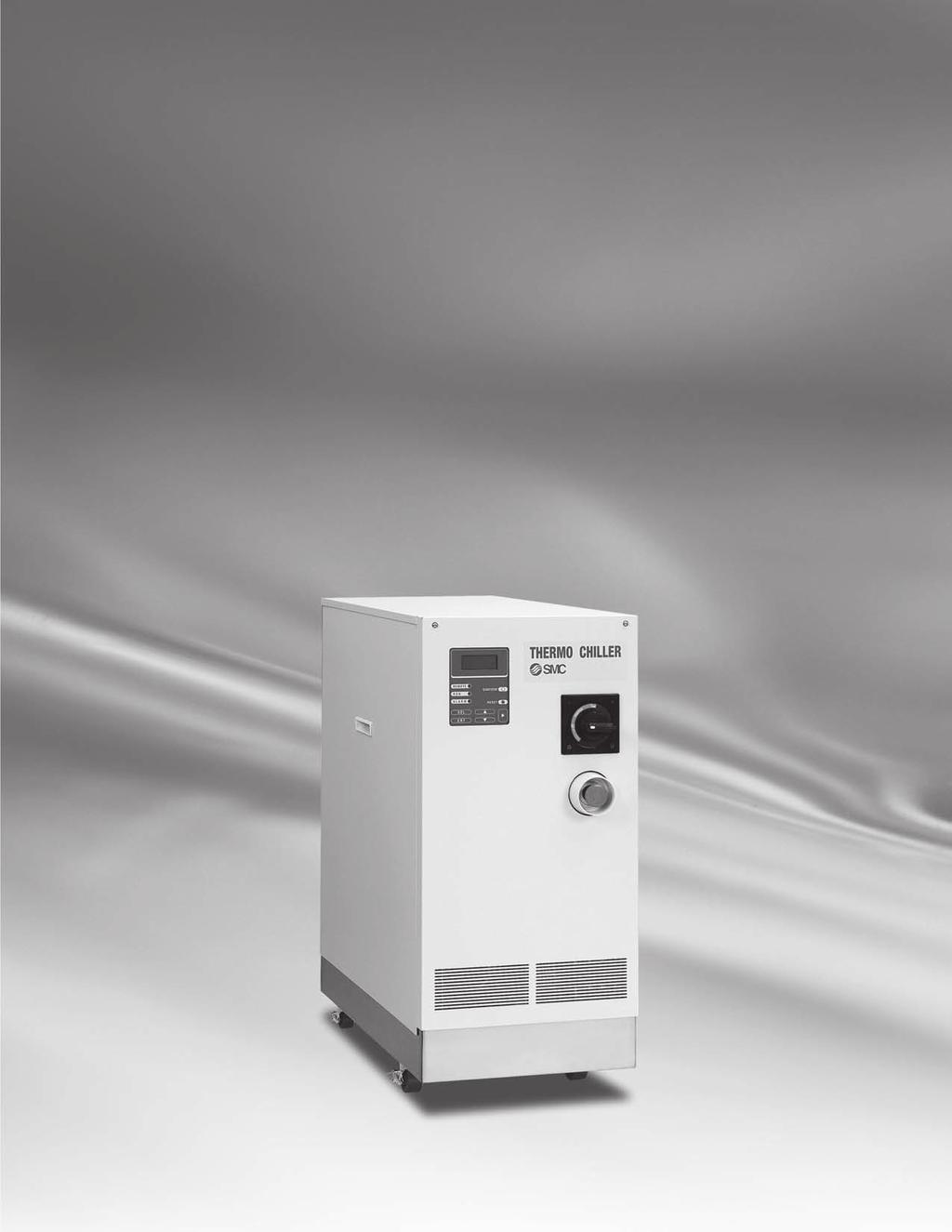 Circulating Fluid Temperature Controller Water-cooled Thermo-chiller SEMATECH S2-93, S8-95 SEMI Standard S2-73, S8-113, F47-2 Series Refrigerant-free and energy saving type using no compressor.