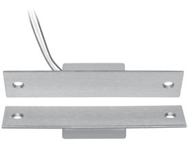 25 Finish 628 Satin Aluminum MC-4M Concealed Magnetic Contact Designed for vandal resistance, the SDC MC-4M is installed in the mortise of a hollow metal or aluminum frame and wood, hollow metal or